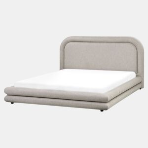 Beliani Cama Linho sintético LAVARDENS