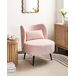 Beliani Sillón OTSBY II Beliani Sillón OTSBY II Rosa Talco