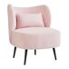 Beliani Sillón OTSBY II Beliani Sillón OTSBY II Rosa Talco