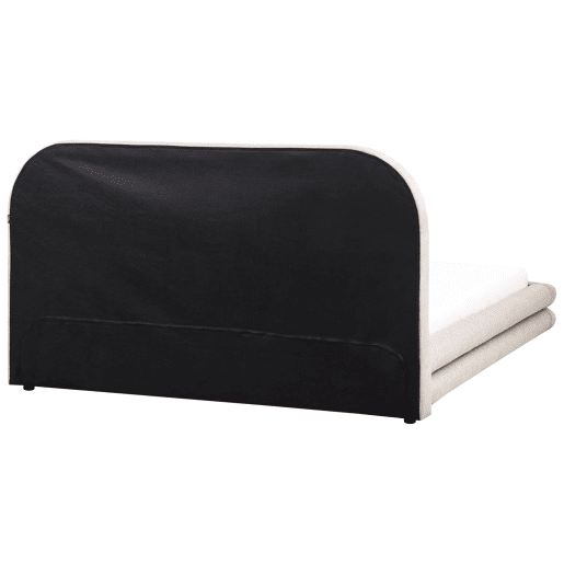 Beliani Cama de água Linho sintético LAVARDENS