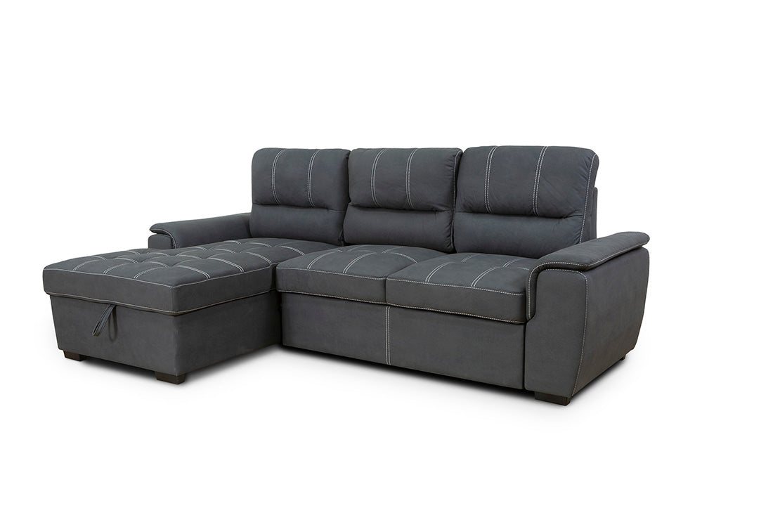 Sofa cama chaise longue new farrar 256cm