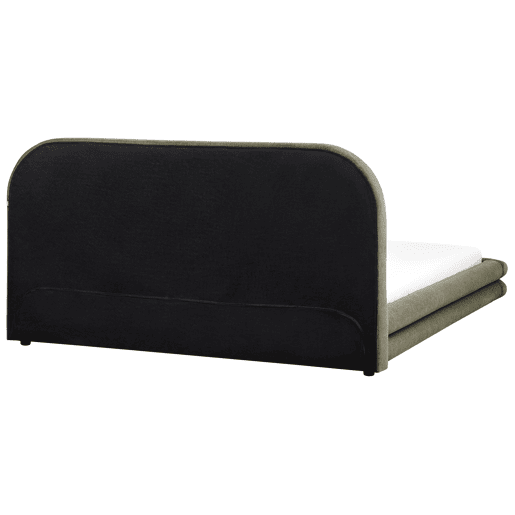 Beliani Cama de água Linho sintético LAVARDENS