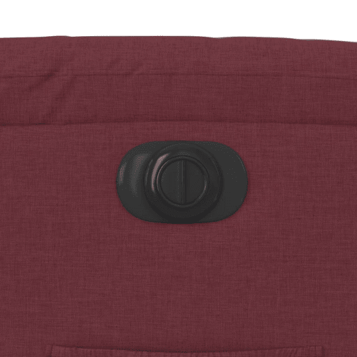vidaXL Poltrona reclinável elevatória elétrica tecido vermelho-tinto vidaXL Poltrona reclinável elevatória elétrica tecido vermelho-tinto