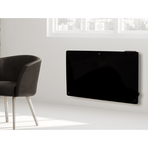 Radiador com painel de vidro e controlo WiFi App