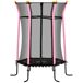 Cama Elástica Infantil Acero, PP HOMCOM Cama Elástica Infantil Acero, PP HOMCOM Rosa