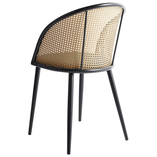Conjunto de 2 cadeiras de jantar CORNELL Metal Verde Conjunto de 2 cadeiras de jantar CORNELL Metal Verde