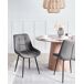 Beliani Silla de comedor MELROSE Beliani Silla de comedor MELROSE Gris