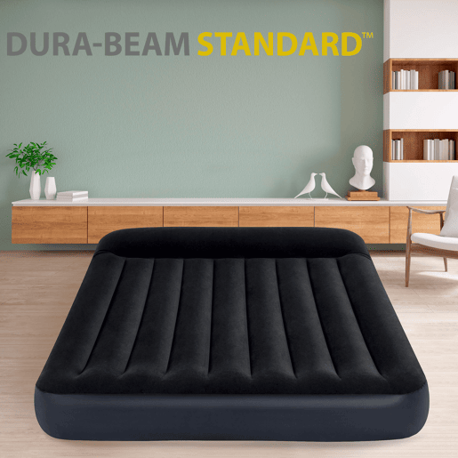 INTEX Colchão de ar duplo Pillow Rest com bomba