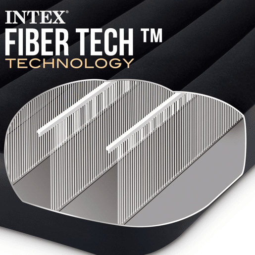 INTEX Colchão de ar duplo Pillow Rest com bomba