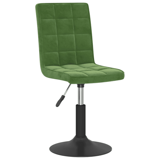 vidaXL Cadeiras de jantar giratorias 2 pcs veludo verde-escuro