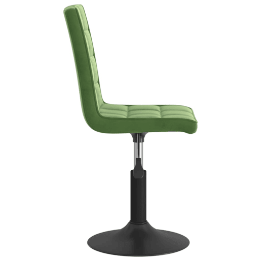 vidaXL Cadeiras de jantar giratorias 2 pcs veludo verde-escuro
