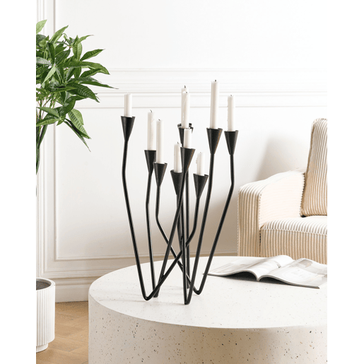 Candelabro MATOSINHOS Metal 54 cm Preto