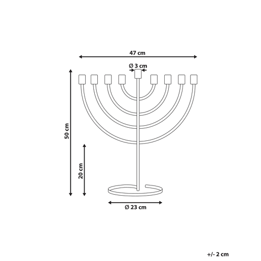 Beliani Candelabro AMORA Beliani Candelabro AMORA