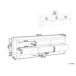 Beliani Mueble TV INVERELL Beliani Mueble TV INVERELL Blanco/ Madera