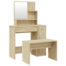 vidaXL Conjunto toucador 86,5x35x136 cm cor carvalho sonoma