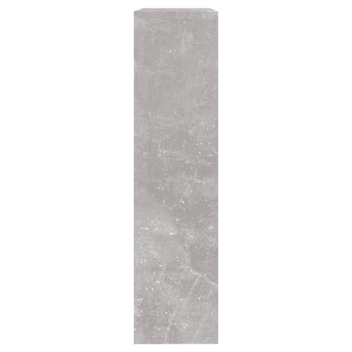vidaXL Sapateira c espelho 2 divisórias 63x17x67 cm cinza cimento
