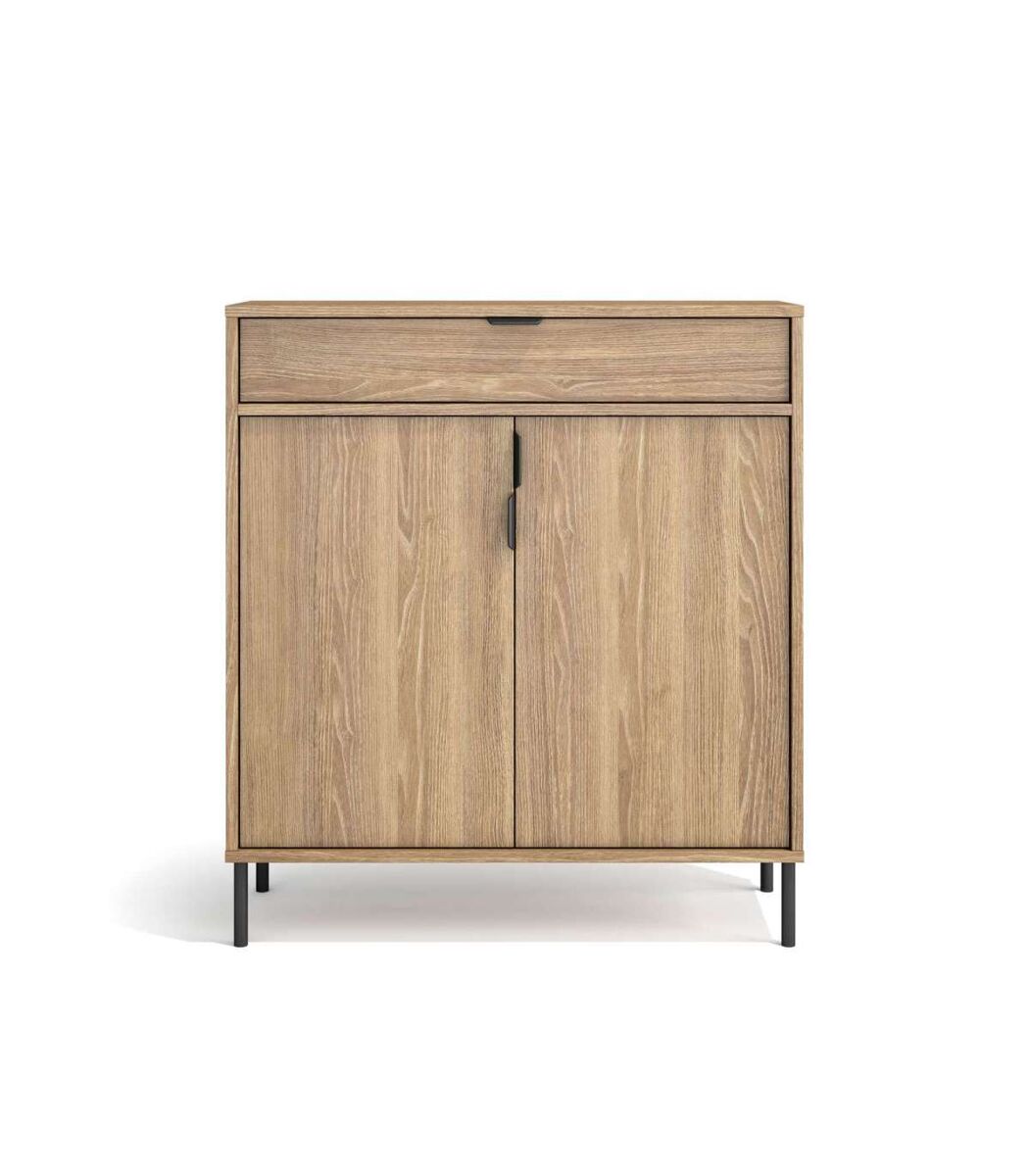 Organiza tu hogar con estilo: mueble auxiliar zapatero práctico 89x80x29 cm
