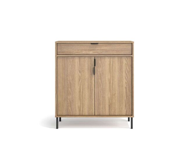 Organiza tu hogar con estilo: mueble auxiliar zapatero práctico 89x80x29 cm