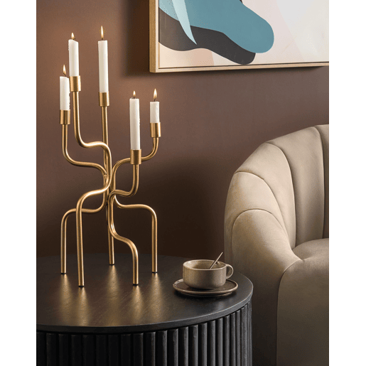 Beliani Candelabro PORRTELA Beliani Candelabro PORRTELA