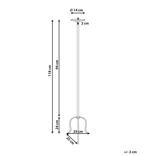 Beliani Candelabro ALMADA Beliani Candelabro ALMADA