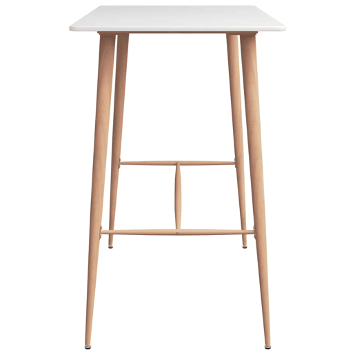 vidaXL Mesa de bar 120x60x105 cm branco vidaXL Mesa de bar 120x60x105 cm branco