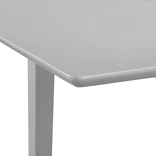 vidaXL Mesa de jantar extensível (80-120)x80x74 cm MDF cinzento