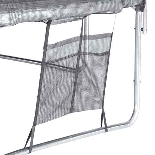Trampolim com pacote de acessórios, 490cm Cinza - 490x490x270 cm