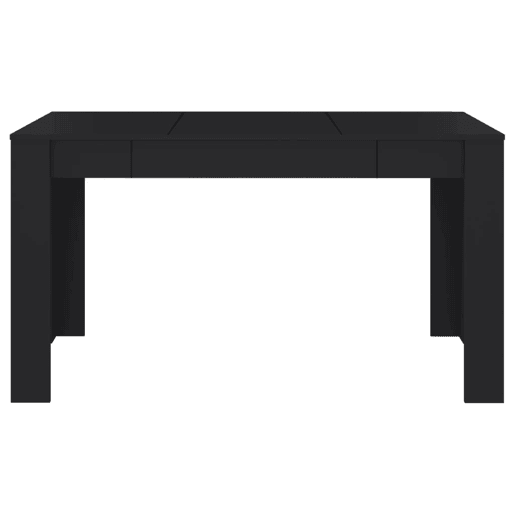 vidaXL Mesa de jantar 140x74,5x76 cm contraplacado preto vidaXL Mesa de jantar 140x74,5x76 cm contraplacado preto
