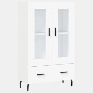 vidaXL Aparador alto 69,5x31x115 cm derivados de madeira branco