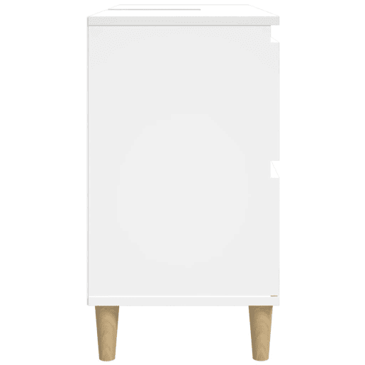 vidaXL Armário de lavatório 80x33x60 cm derivados de madeira branco vidaXL Armário de lavatório 80x33x60 cm derivados de madeira branco