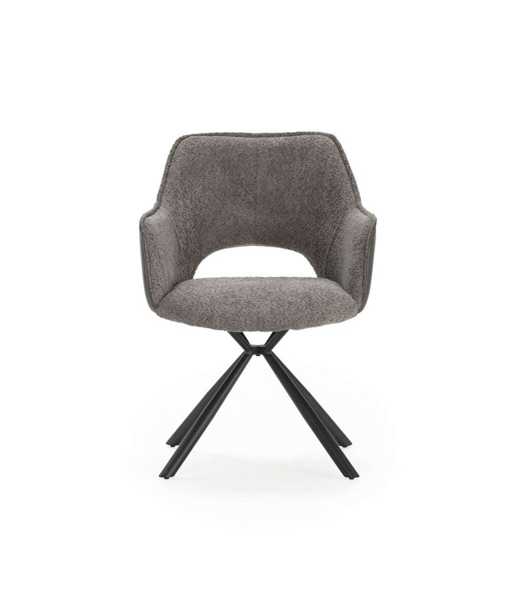 Pack de 2 sillones Oliver tapizados con diseño moderno
