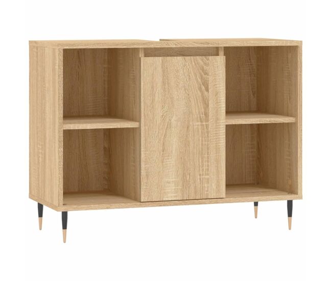 Vidaxl mueble de baño madera de ingeniería roble sonoma 80x33x60 cm