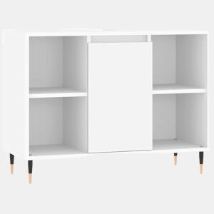 vidaXL Armário de casa de banho 80x33x60 cm derivados madeira branco