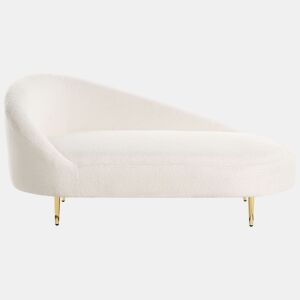 Beliani Chaise longue à esquerda Bouclé VALREAS