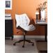 Beliani Silla de oficina LOMPOC Beliani Silla de oficina LOMPOC Gris/ Madera