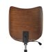 Beliani Silla de oficina LOMPOC Beliani Silla de oficina LOMPOC Gris/ Madera