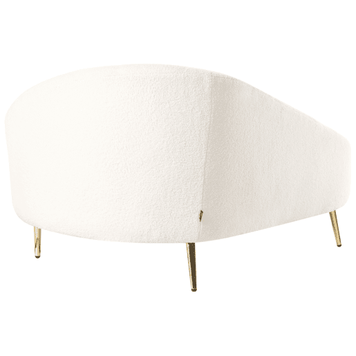 Beliani Chaise longue à direita Bouclé VALREAS
