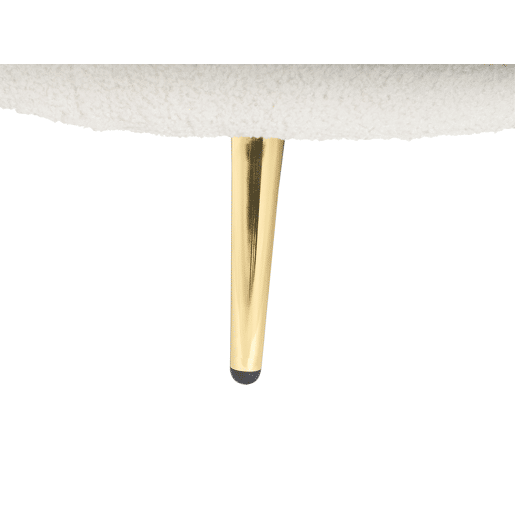Beliani Chaise longue à direita Bouclé VALREAS