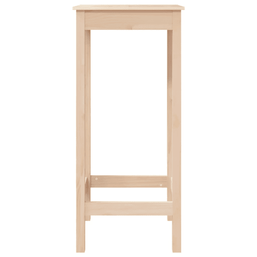 vidaXL Mesa de bar 50x50x110 cm madeira de pinho maciça