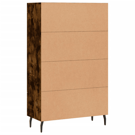 vidaXL Armário alto derivados de madeira 69,5x31x115cm carvalho fumado vidaXL Armário alto derivados de madeira 69,5x31x115cm carvalho fumado