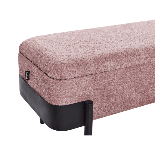 Beliani Banco de cama Chenille WARREN