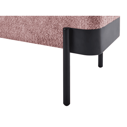 Beliani Banco de cama Chenille WARREN