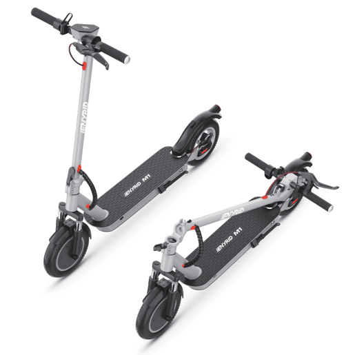 iENYRID iE-M1 Scooter Elétrica Portátil - Motor 250W Bateria 36V12.5Ah Rodas 10 Polegadas Travão Disco Traseiro - Cinza