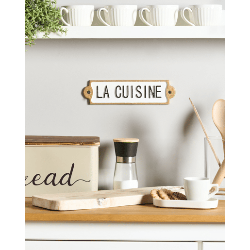 Decoração de parede ISERE 6 cm Branco Decoração de parede ISERE 6 cm Branco