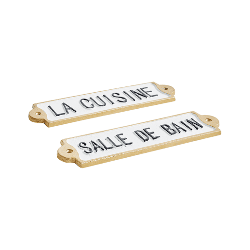 Decoração de parede ISERE 6 cm Branco Decoração de parede ISERE 6 cm Branco
