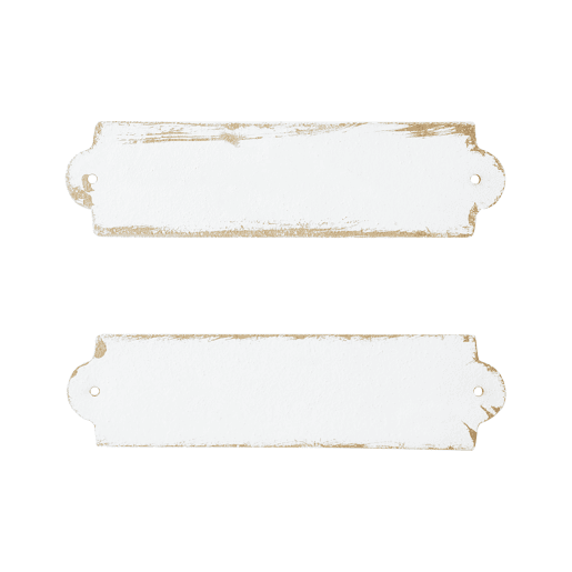 Decoração de parede ISERE 6 cm Branco Decoração de parede ISERE 6 cm Branco