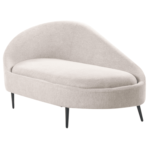 Beliani Chaise longue à direita Poliéster VALREAS