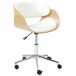 Beliani Silla de oficina PALATKA Beliani Silla de oficina PALATKA Blanco/ Madera