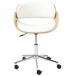 Beliani Silla de oficina PALATKA Beliani Silla de oficina PALATKA Blanco/ Madera