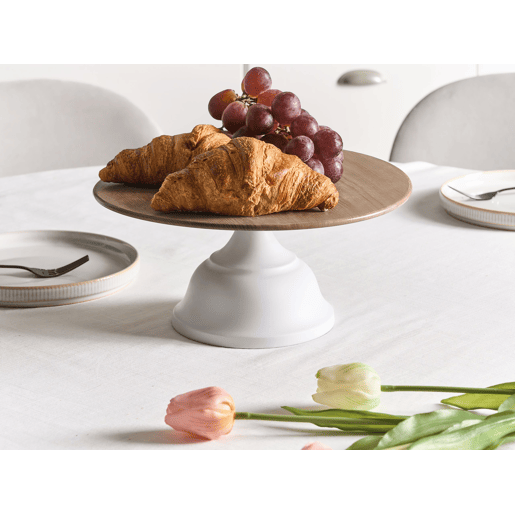 Suporte para bolos BRIOCHE Metal Branco